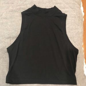 Lululemon Kitsilano Mock Tank, med, black
